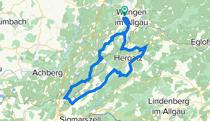 AOK Radler 34km Wohmbrechts - Hergensweiler