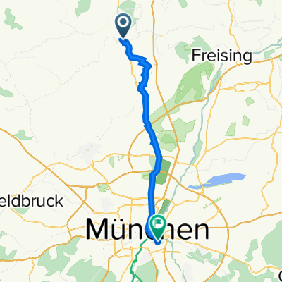 Da Schloßstraße 14, Hohenkammer a St.-Cajetan-Straße 4, München