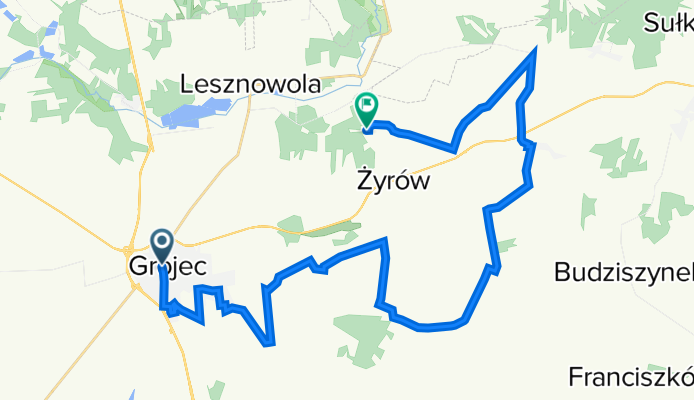 plac Wolności 5, Grójec do Grójec