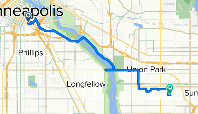 906 S Seventh St, Minneapolis to 1432 Osceola Ave, Saint Paul