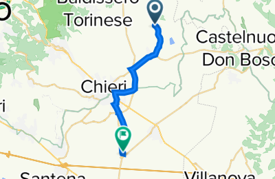 Route in der Bikemap App öffnen