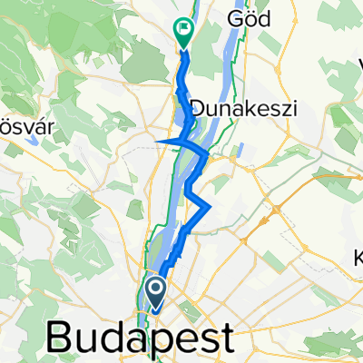 Hegedűs Gyula utca 20b., Budapest to Duna korzó 20., Szentendre