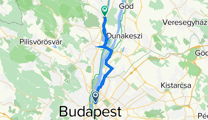 Hegedűs Gyula utca 20b., Budapest to Duna korzó 20., Szentendre