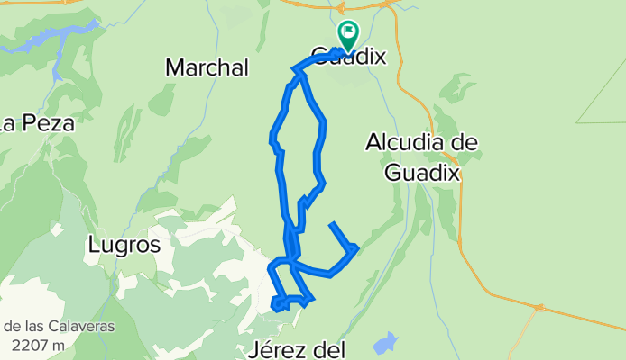 guadix cogollos albuñan gasolinera