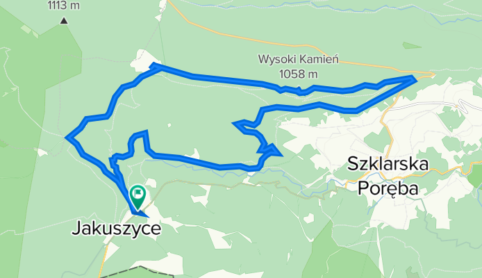 Jakuszyce, Szklarska Por臋ba do Jakuszyce, Szklarska Por臋ba