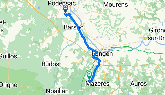 trajet chez tonton eric le 13/08/11