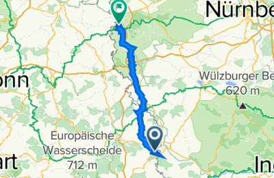 Route in der Bikemap App öffnen