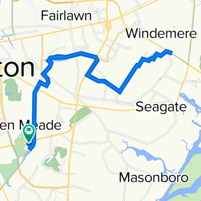 2250 Shipyard Blvd, Wilmington to 2250 Shipyard Blvd, Wilmington