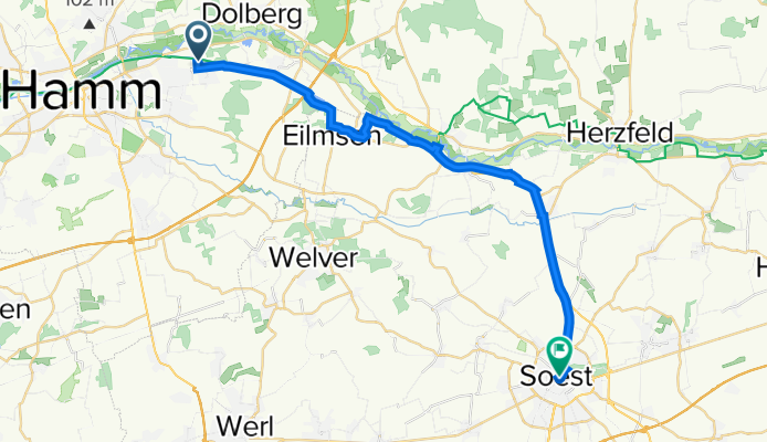 Weidenstraße 44, Hamm nach Am Vreithof 8, Soest