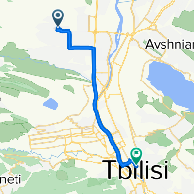 30, T'bilisi to Mikheili Tsinamdzghvrishvili Street 58, T'bilisi