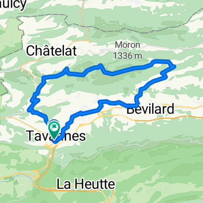 Boucle via Moron de 30 km