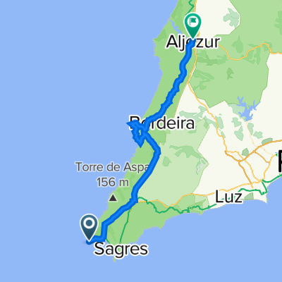 EV1, Section 04: Sagres - Aljezur on GPSies.com
