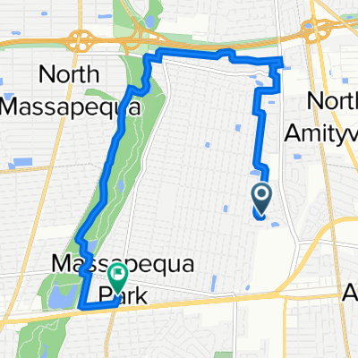 27 Westwood Rd S, Massapequa Park to 1009 Park Blvd, Massapequa Park