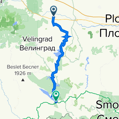 Септември-Дебръщица-яз.Батак-Доспат