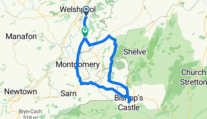 Leighton to Churchstoke