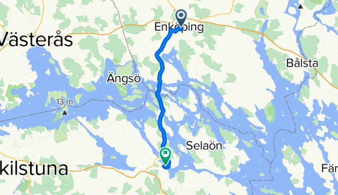 Sandbrogatan, Enköping do Storgatan 36, Strängnäs