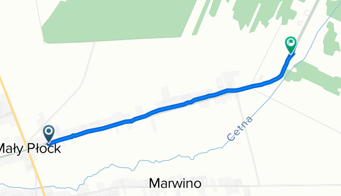 Wincentego Witosa 10, Mały Płock do Budy Żelazne 16A, Mały Płock