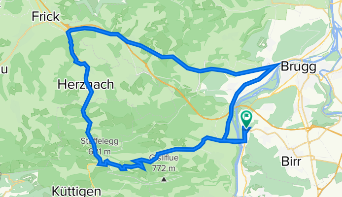 Grabenackerstrasse 21, Schinznach Bad nach Grabenackerstrasse 22, Schinznach Bad
