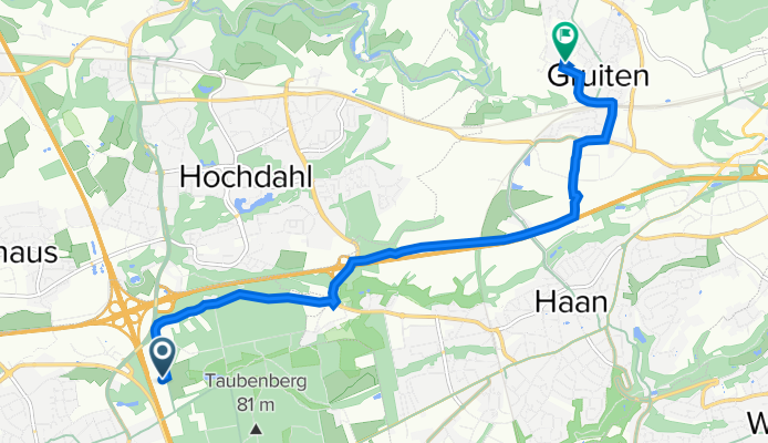 51.188° N 6.945° W nach 51.219° N 7.008° W
