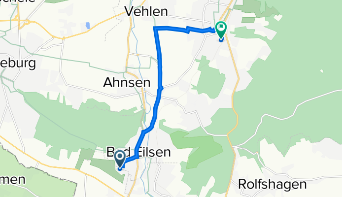 Am Golfplatz 6, Luhden nach Admiral-Scheer-Straße 9, Obernkirchen