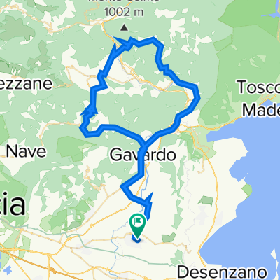 Bedizzole-Gavardo-Hegyek-Vissza