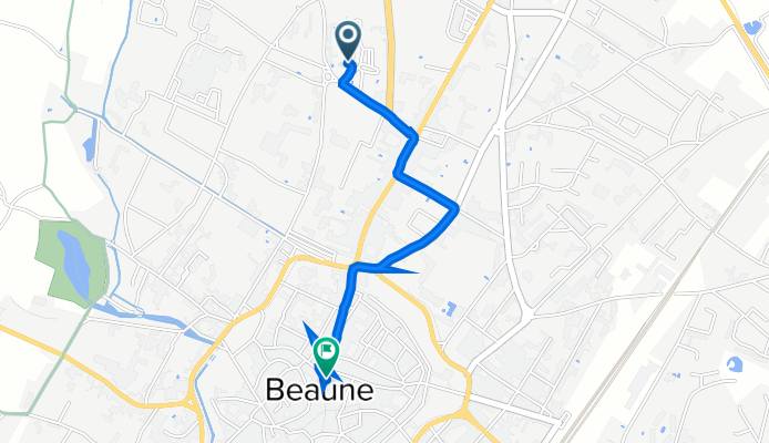 10 Rue Auguste Dubois, Beaune nach 1–9 Place Monge, Beaune