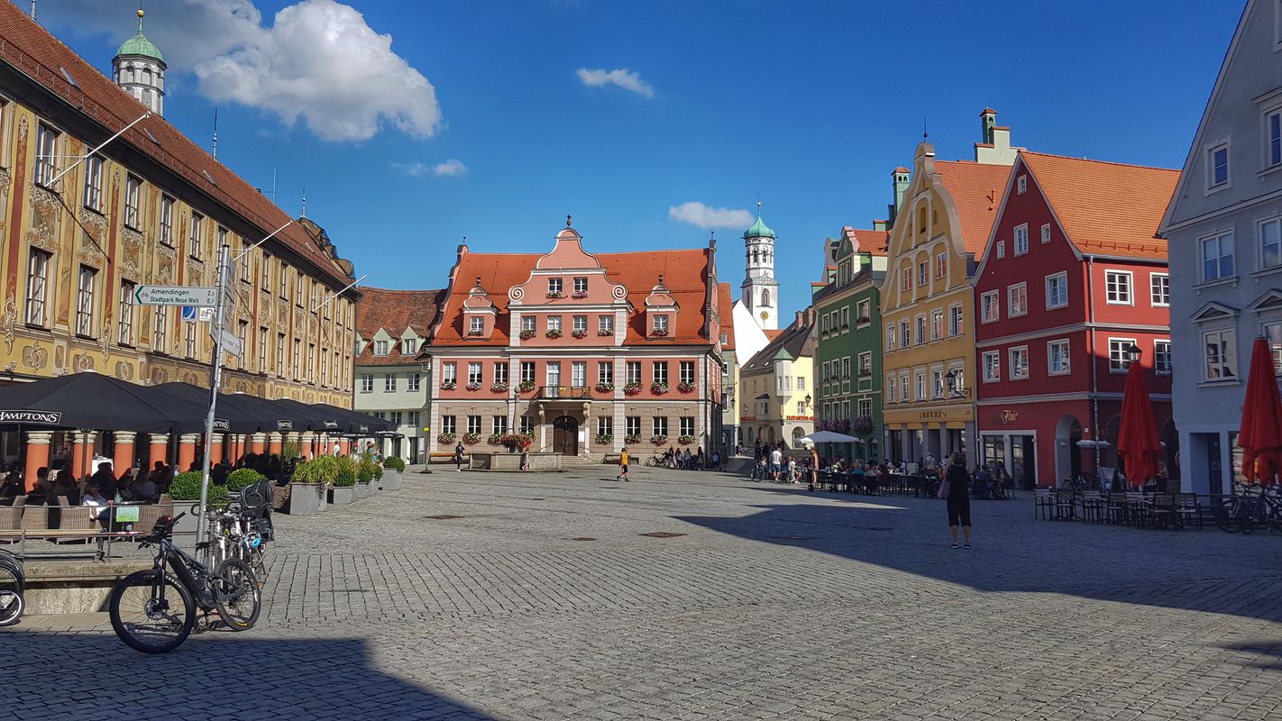 Sightseeing in Memmingen...