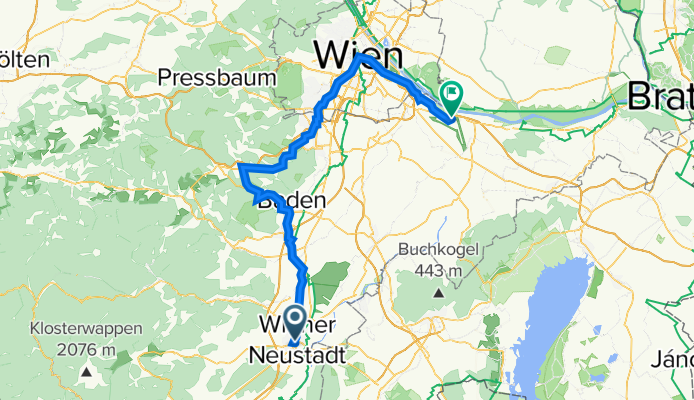 7 Wiener Neustadt - Wien Flughafen