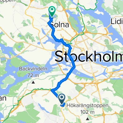 Varuvägen 9 to Näckrosvägen 18