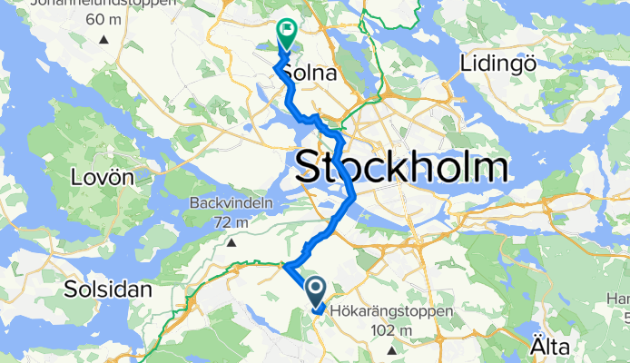 Varuvägen 9 to Näckrosvägen 18