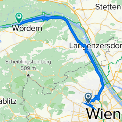 Staudgasse 48-50/2, Vienna to Am Hafen 1, Sankt Andrä-Wördern