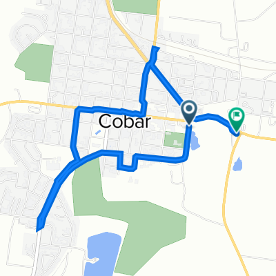 7 Lewis St, Cobar to 29–37 Nyngan Rd, Cobar