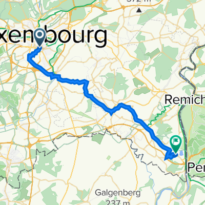 Gare Centrale routière, Luxembourg nach Waistrooss 83, Schengen
