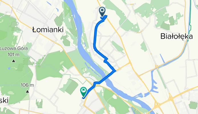 Sprawna 31, Białołęka do Zgrupowania AK Kampinos 15, Warszawa