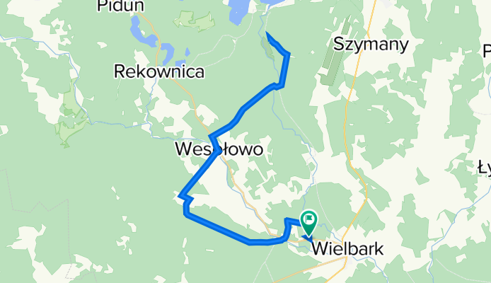 Wojciecha Kętrzyńskiego 42, Wielbark do Wojciecha Kętrzyńskiego 42, Wielbark