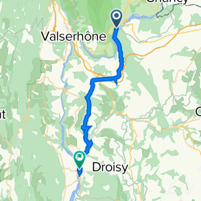 Route de Vulbens 9, Chevrier nach Route de Genève 15, Seyssel