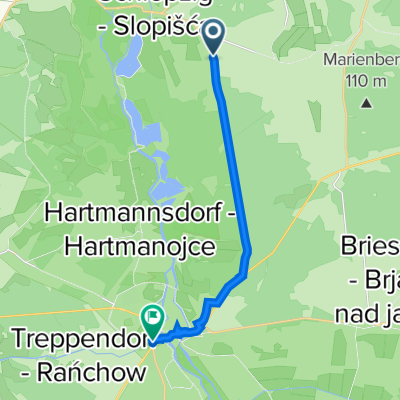 L42, Schlepzig nach Puschkinstraße 13A, Lübben (Spreewald)