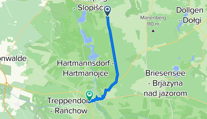 L42, Schlepzig nach Puschkinstraße 13A, Lübben (Spreewald)