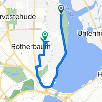 Harvestehuder Weg 36, Hamburg to Heimhuder Straße 84, Hamburg