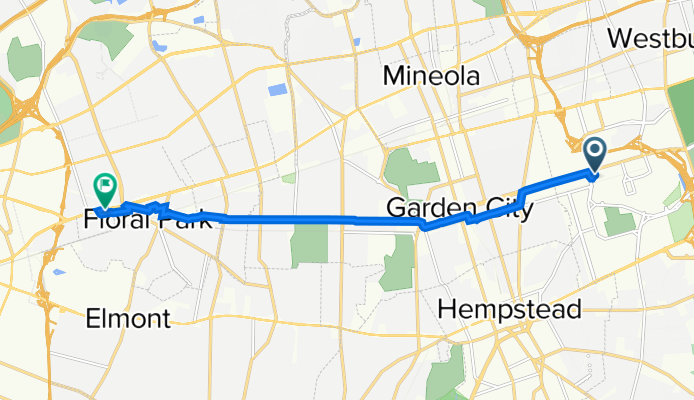 830 Stewart Ave, Garden City to 250-50 Jericho Tpke, Floral Park