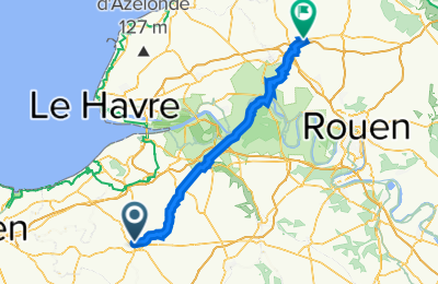 Route in der Bikemap App öffnen