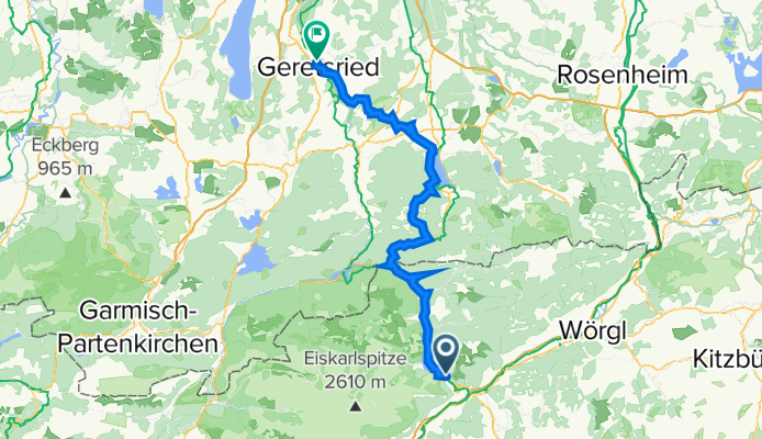 Achensee Straße 4, Maurach nach Zugspitzweg 23, Geretsried