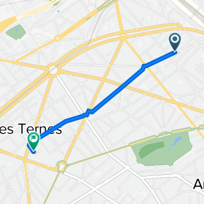 De Jouffroy d'Abbans - Tocqueville, Paris à Rue Bayen 13, Paris