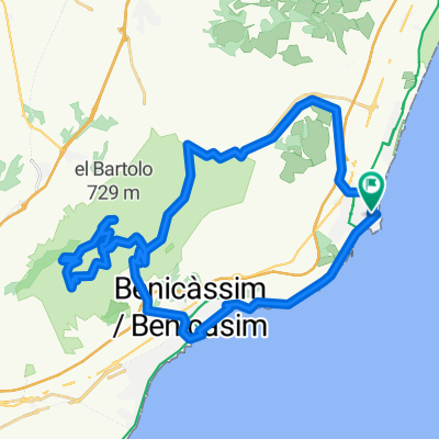 Oropesa del Mar - Monte Bartolo a zpět