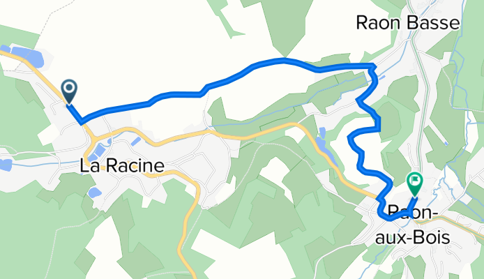 15 Route d'Épinal, Raon-aux-Bois à 5 Route d'Arches, Raon-aux-Bois