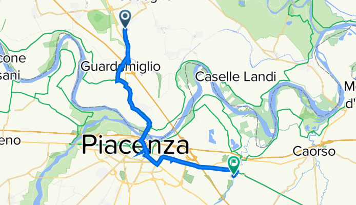 , Fombio to Piacenza
