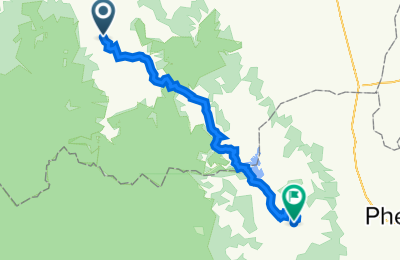 Route in der Bikemap App öffnen