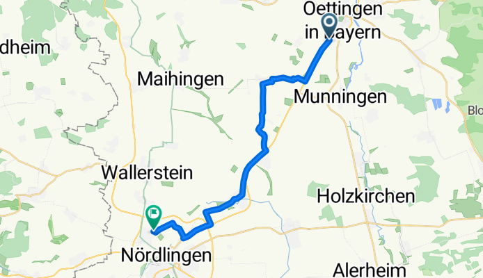 Öttingen Nö mit Umweg