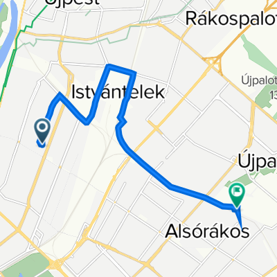 Fiastyúk utca 62, Budapest - Rákospalotai körvasút sor 110, Budapest
