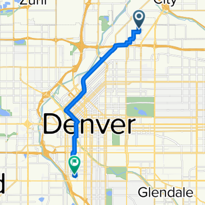 Saint Paul Street 5079, Denver to South Elati Street 145, Denver